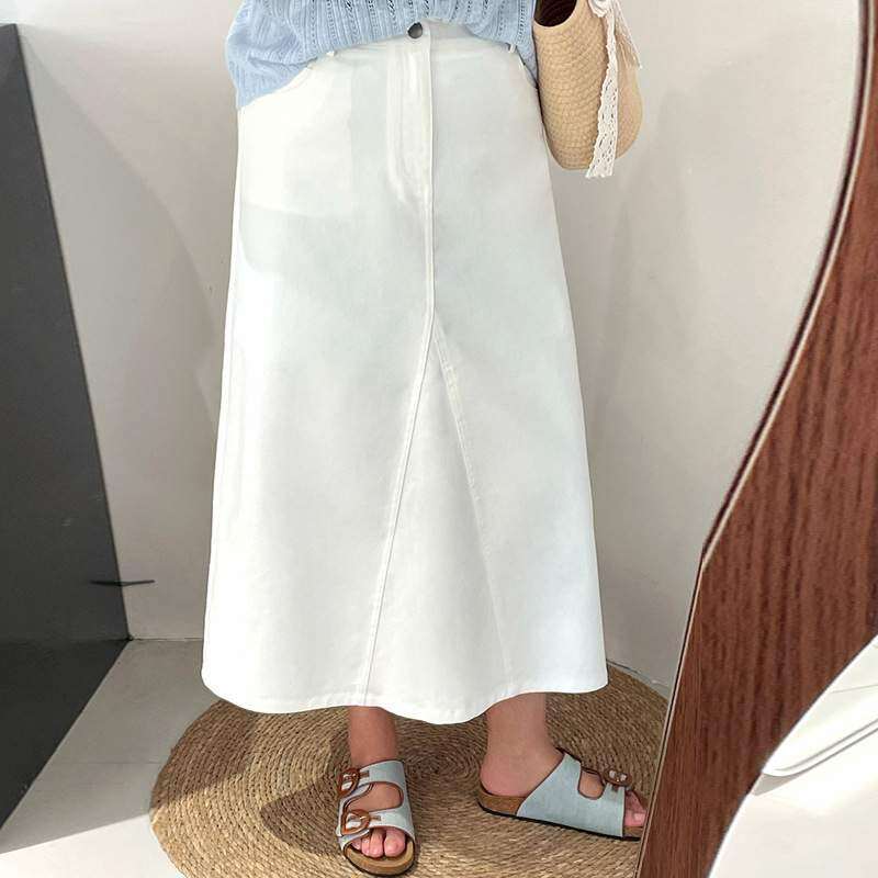 スカート｜大きいサイズ・ハイウエスト・Aラインスカート・ヒップラップ・ミディアム丈・体型カバー・着痩せ・ふんわり・上品・大人可愛い|undefined