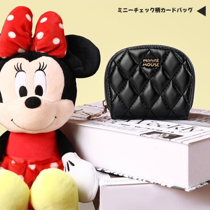 「MESUCA&Disney」カードケース｜ミニー・財布・収納ポーチ・ミニーマウス・かわいい・軽やか・トレンド・ディズニー正規品|undefined