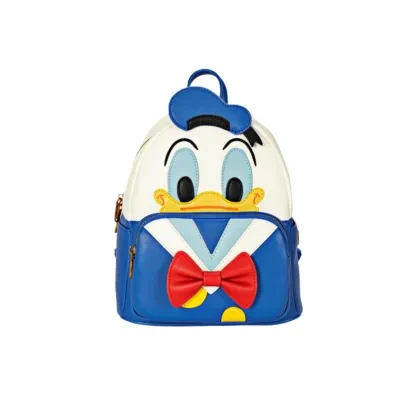 MESUCA&Disney 「MESUCA&Disney」リュックサック｜ドナルドダック・バッグ・可愛い・大容量・軽量・レザー・くまのプーさん・チップとデール・ディズニー正規品