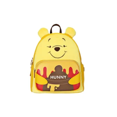 「MESUCA&Disney」リュックサック｜プーさん・カバン・バッグ・可愛い・正規品・軽量素材・レザー・大容量・新作・大容量・ディズニー正規品