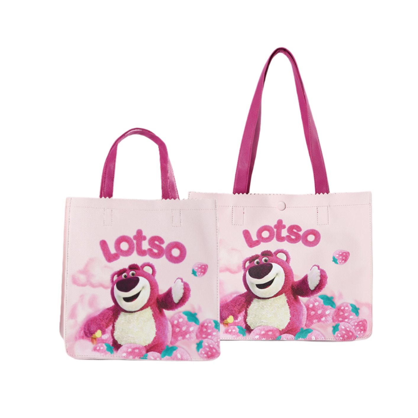 「MESUCA&Disney」トートバッグ｜バッグ・ロッツォ・カジュアル・おしゃれ・大容量・ユニーク・ピンク・ファッショナブル・ディズニー正規品|undefined