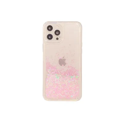 iPhone用スマホケース|iPhone15対応・落下防止・流れる・ラメ・グリッター