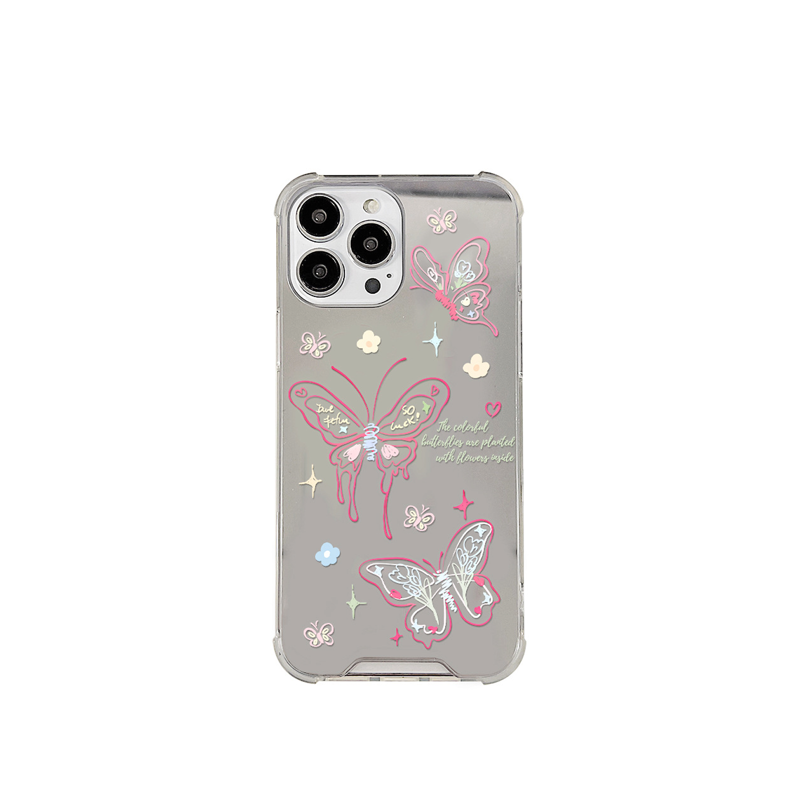 iPhone用スマホケース | 花蝶柄・メイクアップ・オリジナル・春デザイン|undefined