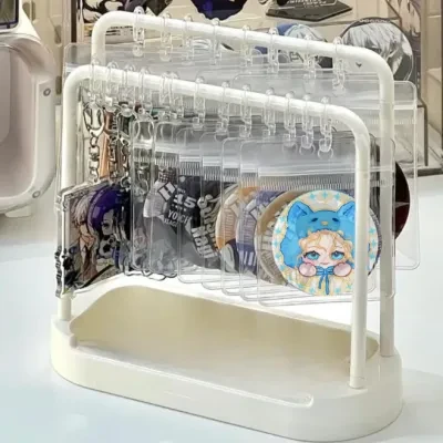 【推し活してる】缶バッジ収納ラック｜おしゃれ・ミニ・ディスプレイスタンド・デスクトップ・シンプル・インテリア【自分で取り付け必要】