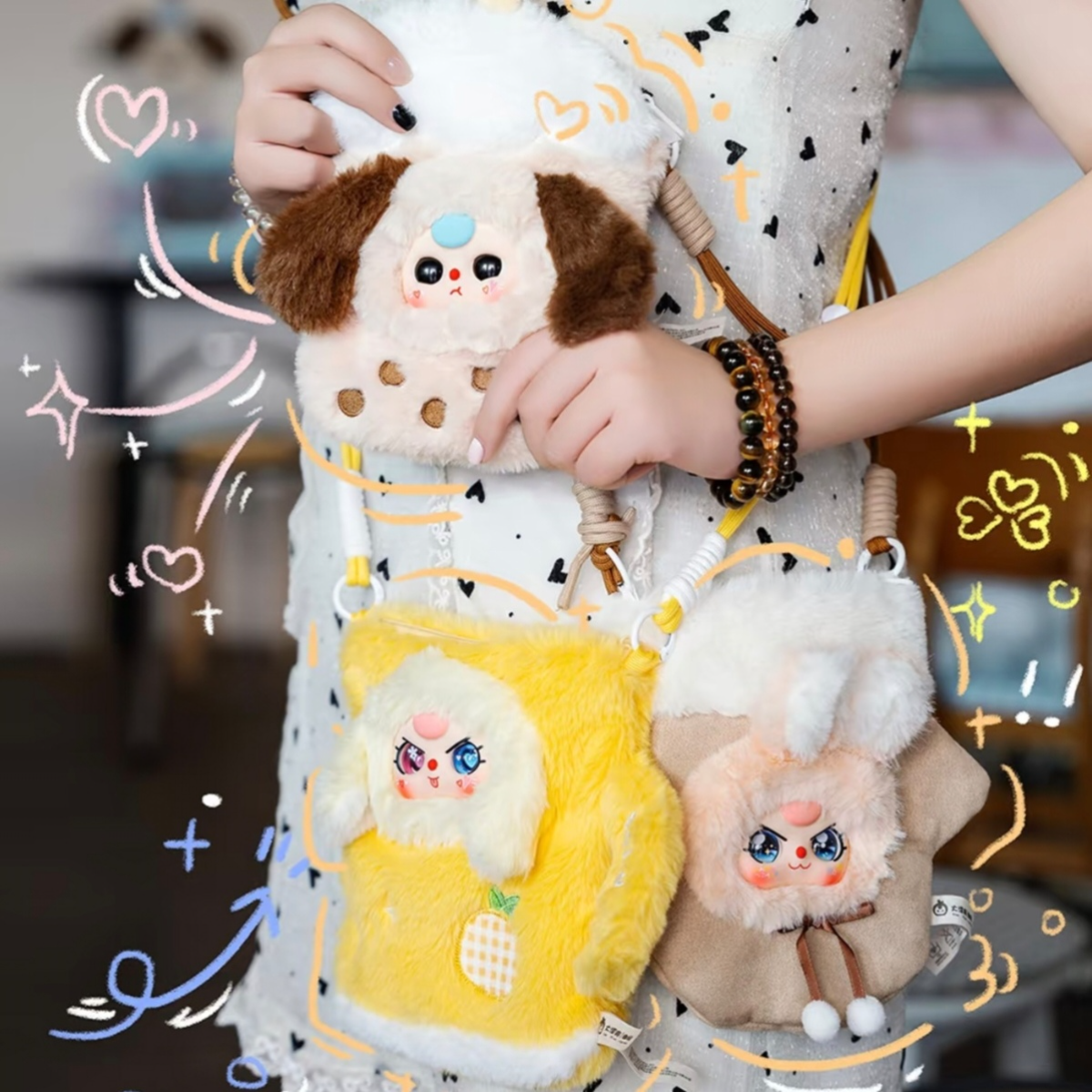 BABY THREE】【Liila's Zoo】ドットキャットシリーズ・リラズー