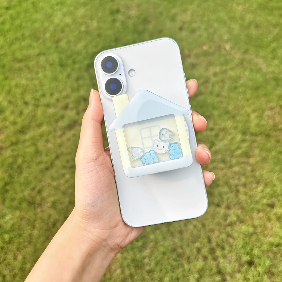 レジンスマホグリップ「シェイカーなし」｜2.1mm厚さシェイカー入れ可能・レジン製・磁力・超かわいい|undefined