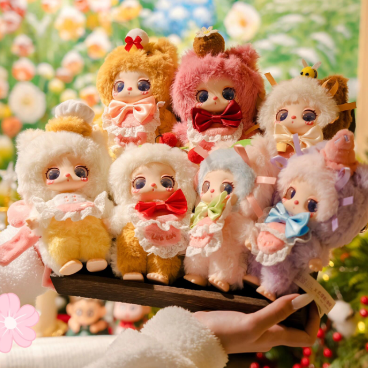 【BABY THREE】Lilla’s Chef Kittenシリーズ・ブラインドボックス・リラシェフにゃんこ​・ぬいぐるみ・猫シリーズ・デザートモチーフ|undefined