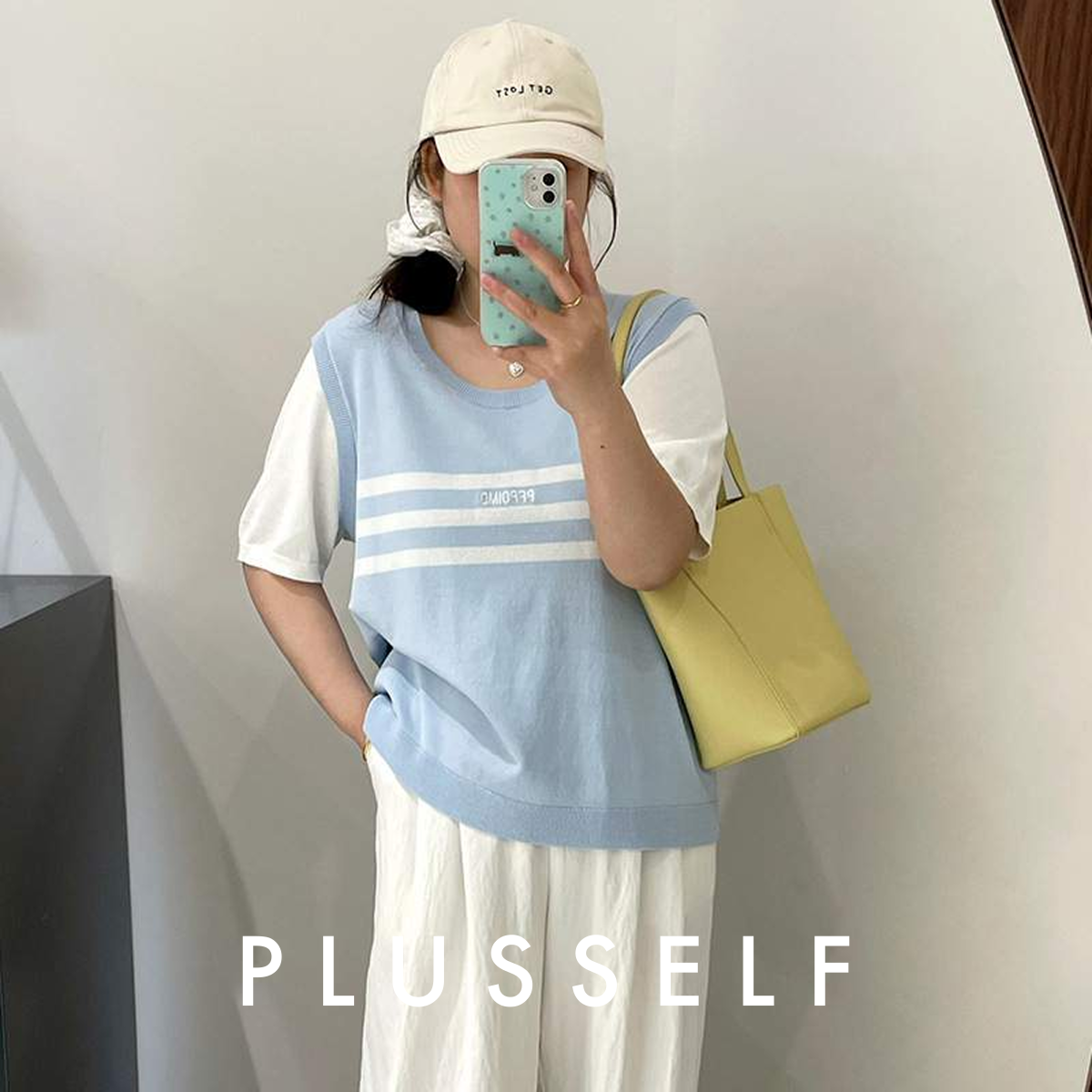 トップス｜大きいサイズ・レディース・丸首・ニット・2025夏・ゆったり・半袖Tシャツ・体型カバー・着痩せ|undefined