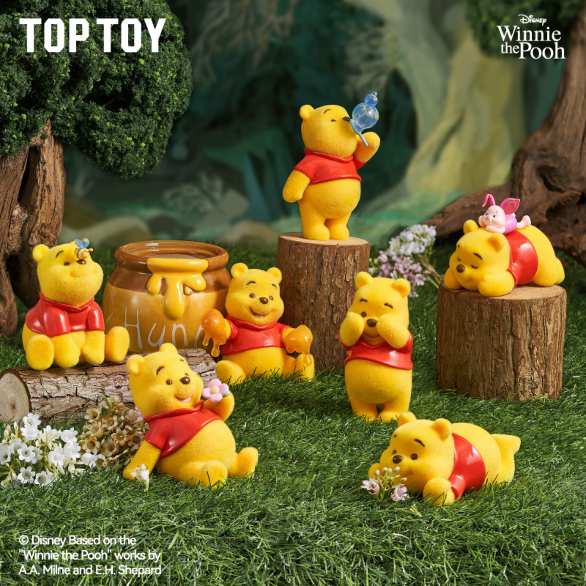 【Disney×TOPTOY】くまのプーさんの「幸せな毎日」・ブラインドボックス・フィギュア・可愛い・癒し・コレクション|undefined