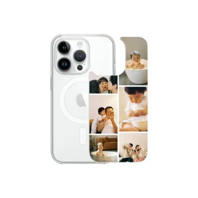オリジナル背面カバー着脱式スマホケース｜MagSafe対応・カバー交換可能・5M落下保護・4.5レベル黄変防止