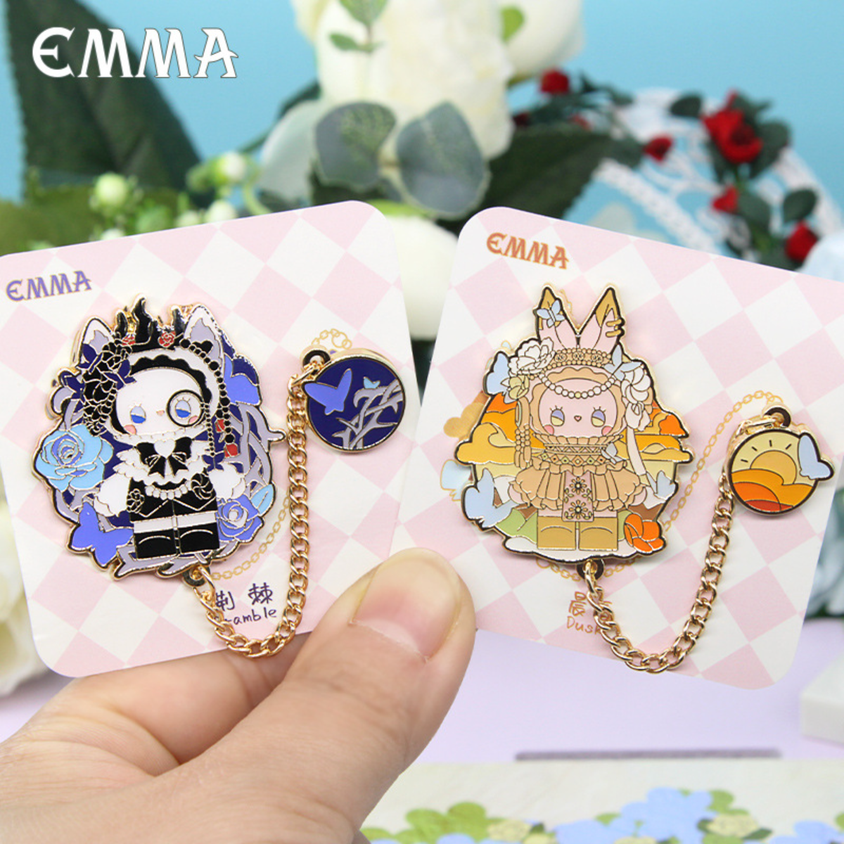 【EMMA】秘境の森・ガーデンデート・バッジ・ピン・ブラインドボックス・おもちゃ・サプライズ・ギフト|undefined