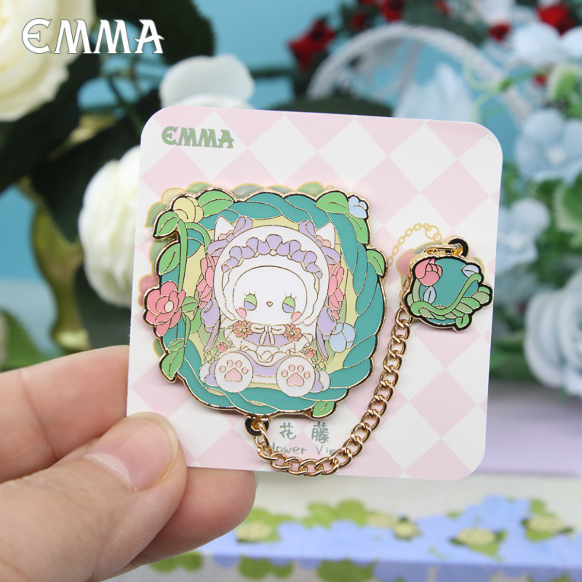 【EMMA】秘境の森・ガーデンデート・バッジ・ピン・ブラインドボックス・おもちゃ・サプライズ・ギフト|undefined