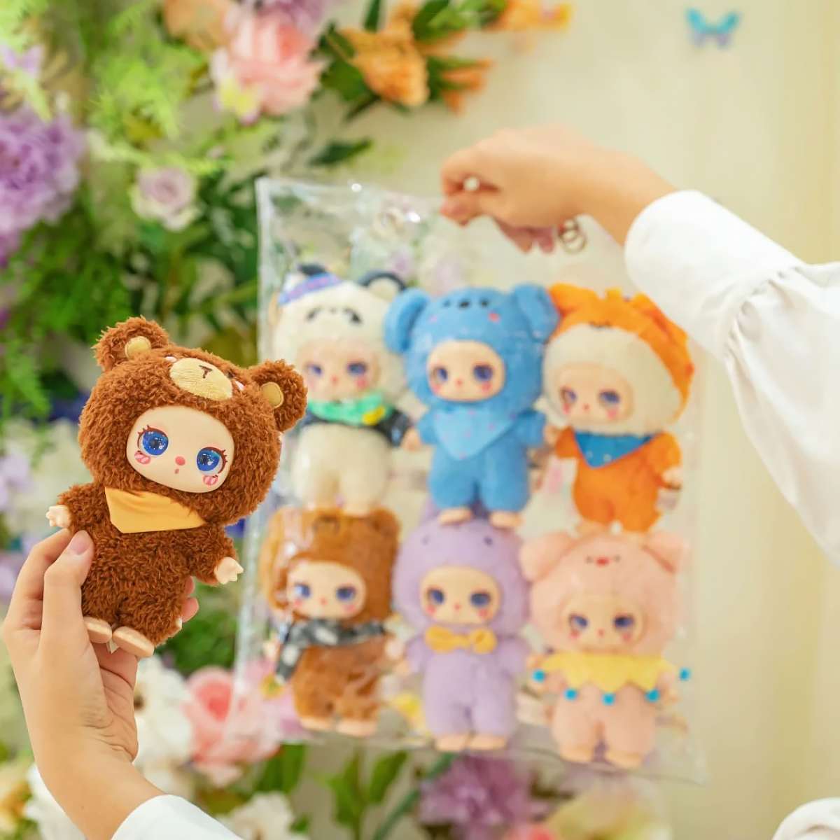【Liila's Zoo】ドットキャットシリーズ・リラズー・ブラインドボックス・ぬいぐるみ・可愛い・モコモコ|undefined