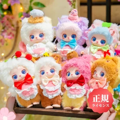 【BABY THREE】Lilla’s Chef Kittenシリーズ・ブラインドボックス・リラシェフにゃんこ​・ぬいぐるみ・猫シリーズ・デザートモチーフ
