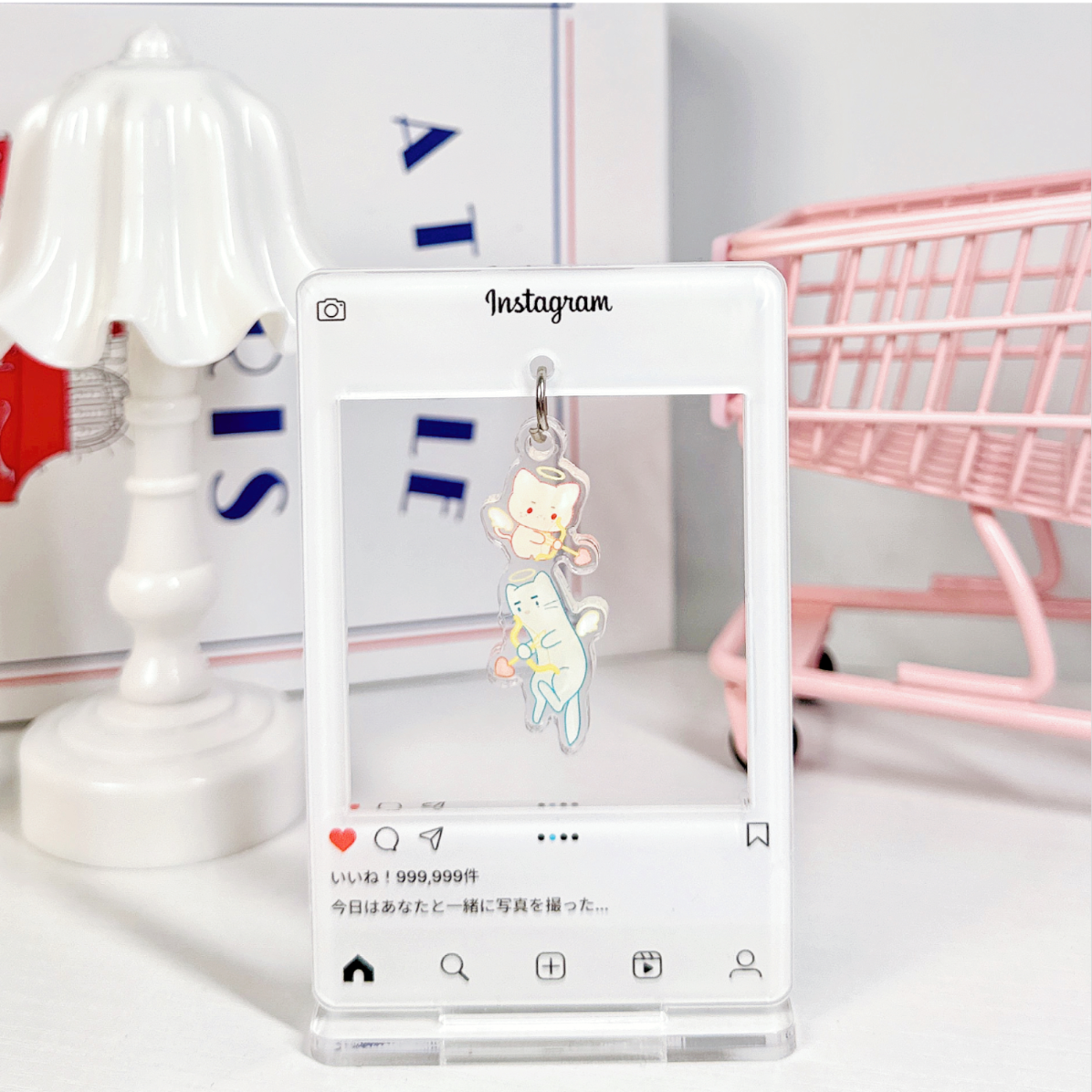 ins風吊り下げ｜アクリル・ペンダントカスタム可能・フレーム付き・パーツ付き・オリジナル|undefined