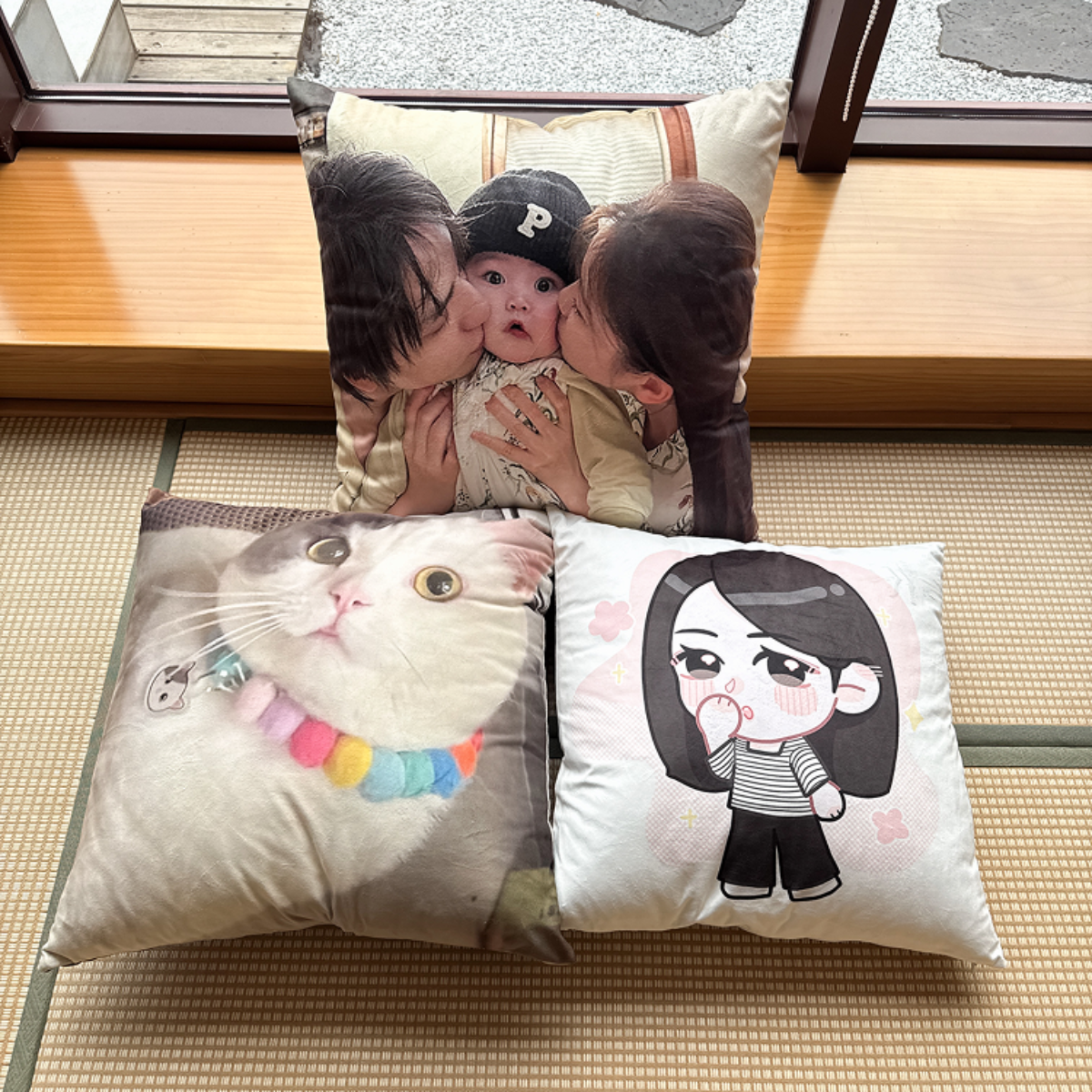 オリジナルクッション｜大きいサイズ・抱き枕・両面印刷・大きい・ふわふわ|undefined