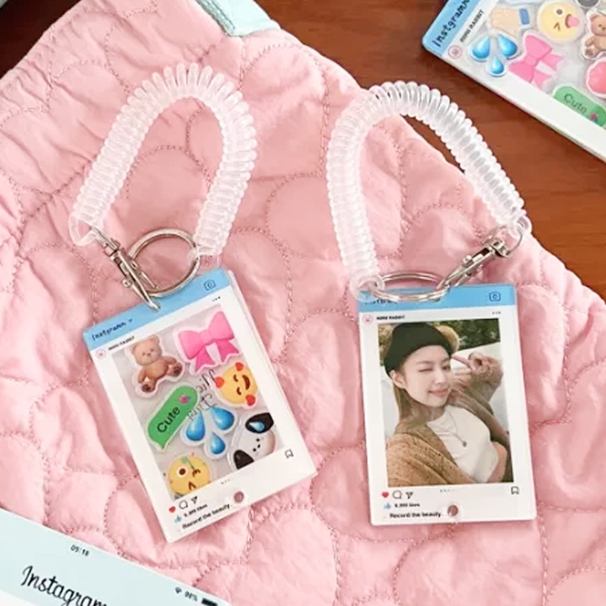 アクリルスタンド｜1.7mm厚さシェイカーおすすめ・キーホルダー・ポータブル・DIY・アイドルカード・シェイカーカード・かわいい|undefined