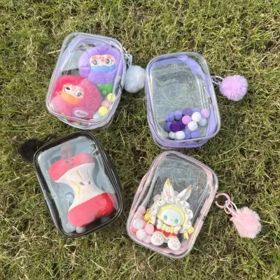 ぬいポーチ｜推し活グッズ・ぬいぐるみ保護ケース・収納・痛バッグ・高透明・厚手・お出かけに便利・コンパクト