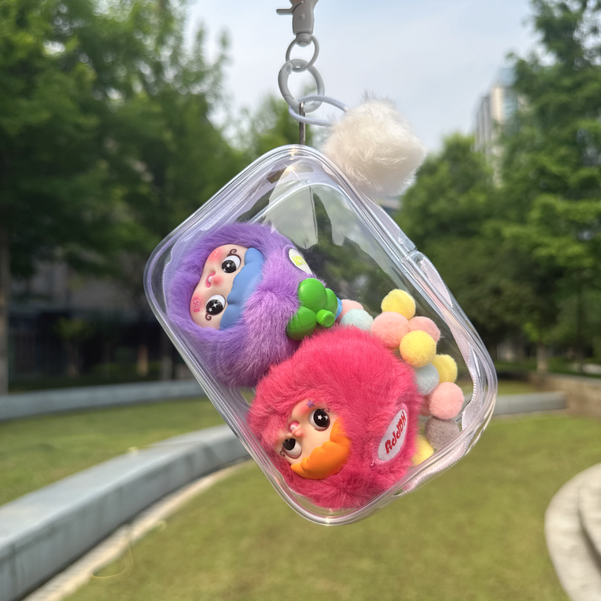 ぬいポーチ｜推し活グッズ・ぬいぐるみ保護ケース・収納・痛バッグ・高透明・厚手・お出かけに便利・コンパクト|undefined