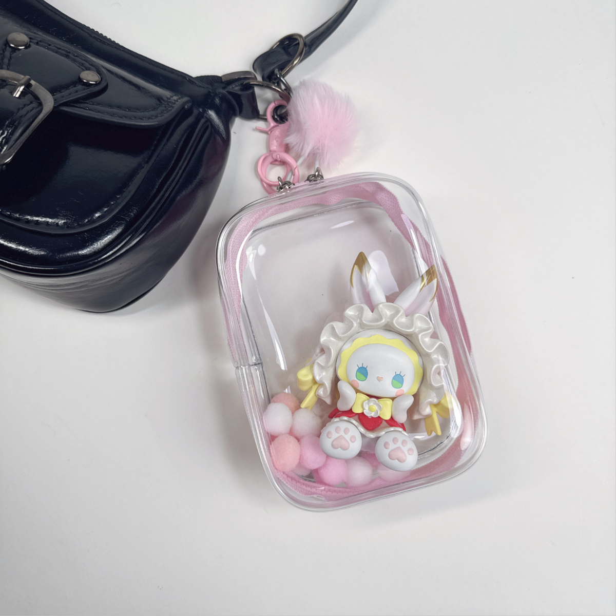 ぬいポーチ｜推し活グッズ・ぬいぐるみ保護ケース・収納・痛バッグ・高透明・厚手・お出かけに便利・コンパクト|undefined