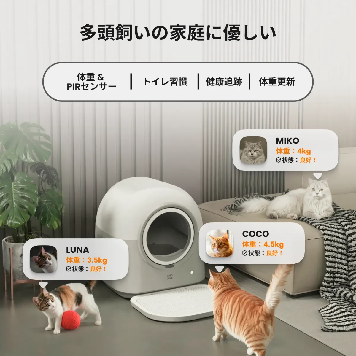 飼い主の負担軽減と生活の質向上：スマートテクノロジーの恩恵