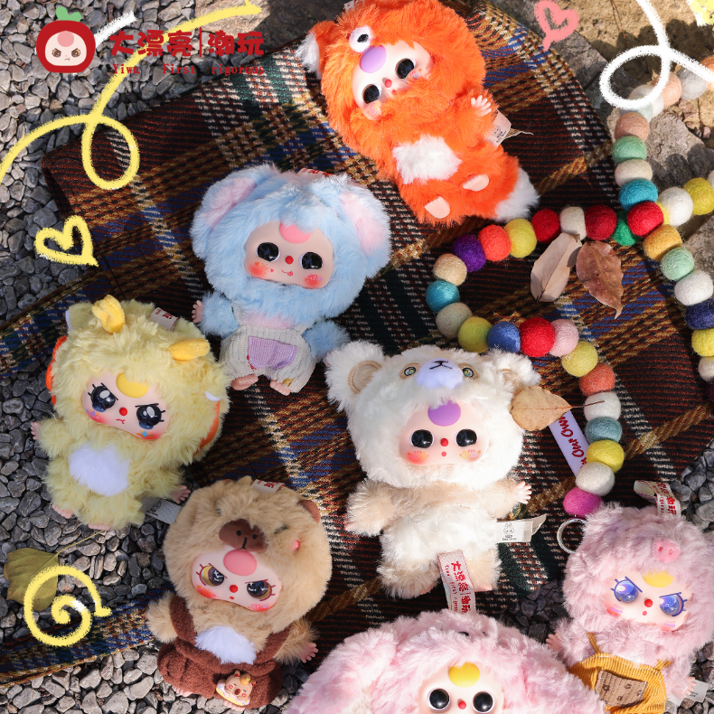 【BABY THREE】スモールキュットシリーズ・かわいい・ぬいぐるみ・ブラインドボックス・フィギュアコレクション・置き物・おもちゃ|undefined
