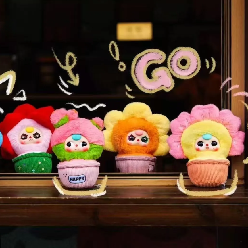 【BABY THREE】 小さな鉢植えシリーズ・ブラインドボックス・置き物・飾り物・かわいい・プレゼント・お土産・サプライズ|undefined