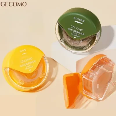 GECOMO 二重アイテープ｜ロールタイプ・メッシュ・極薄・目立たない・斜めカット・携帯便利・奥二重・腫れぼったい目元・二重メイク・ぱっちり目