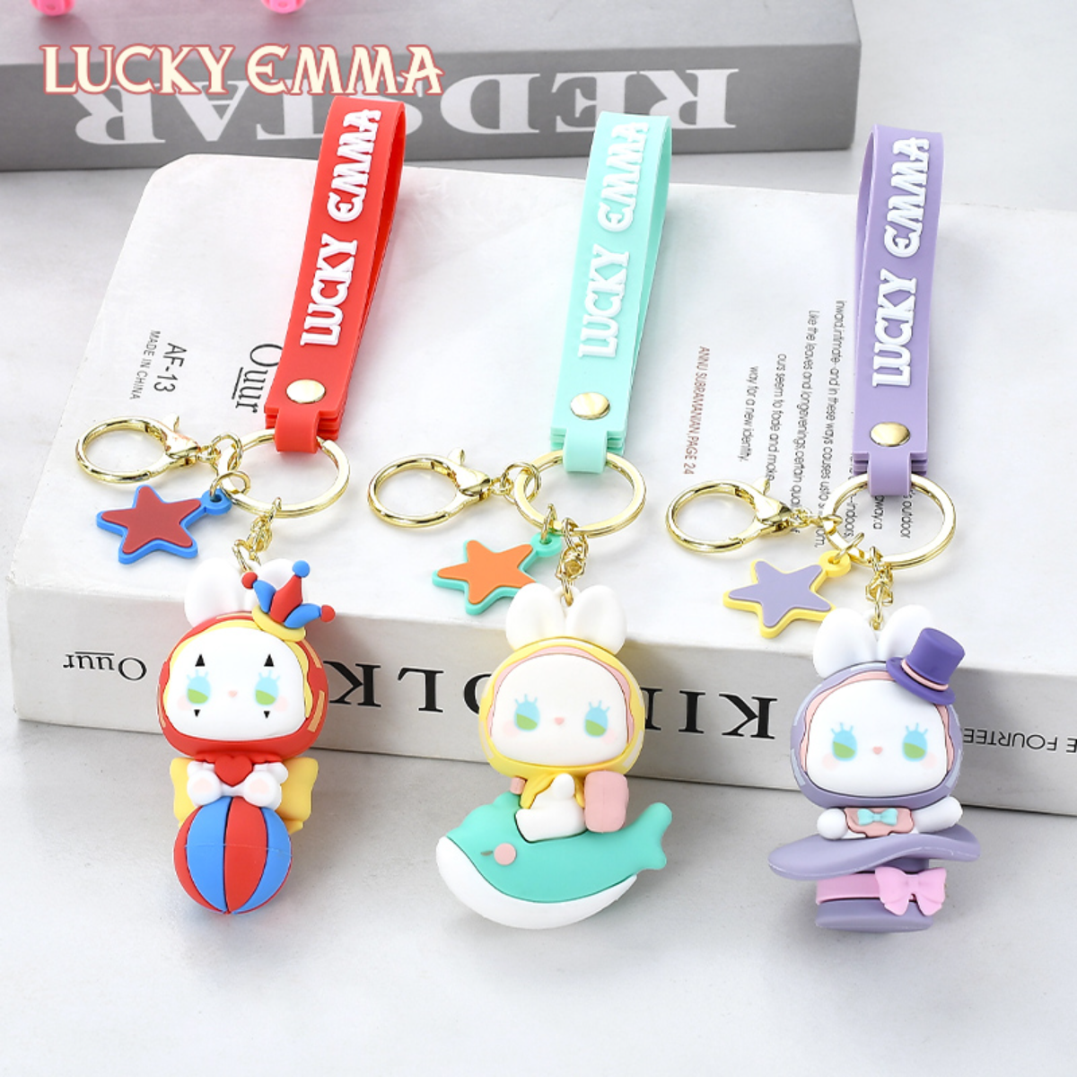 【LUCKY EMMA】キーホルダー・ブラインドボックス・EMMA BABYシリーズ・わくわくする|undefined