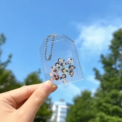 WOWオリジナル 御守り型キーホルダー「シェイカーなし」｜2.1mmシェイカー入れ・シャカシャカ