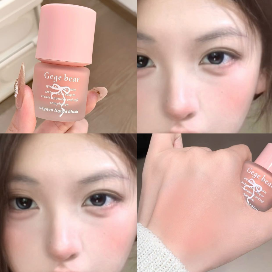 Gege Bear 軽やかチーク液｜アイシャドウ・リキッドタイプ・低彩度・血色感・透明感・ツヤ肌・ニュアンスメイク|undefined