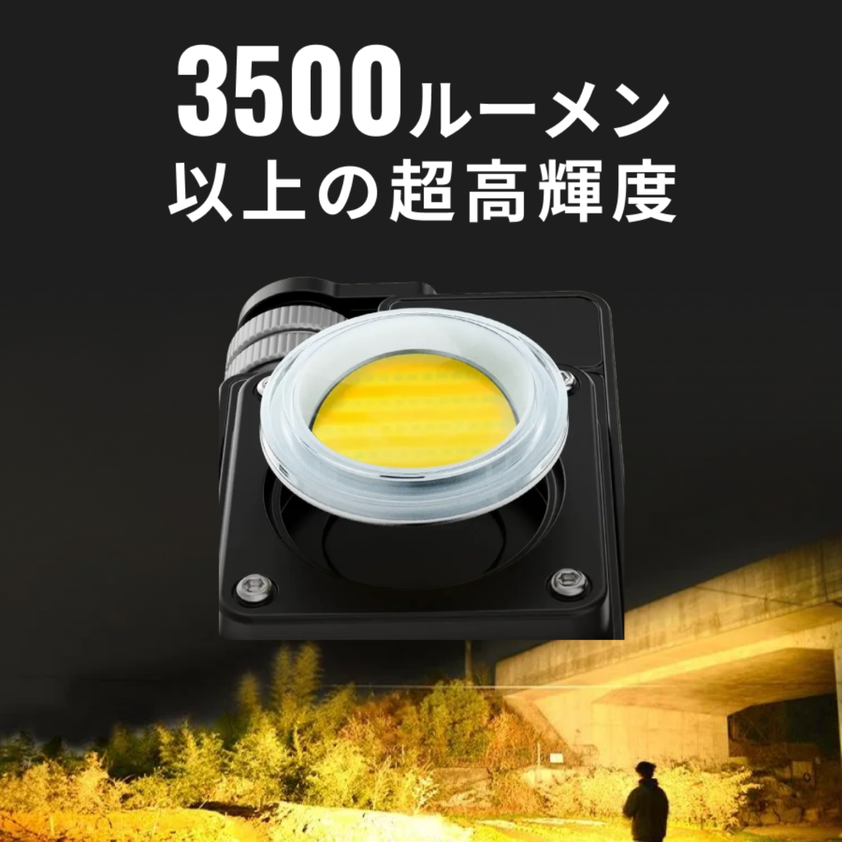 アウトドアランタン｜LED・USB充電式・多機能・多光源COB・作業灯・点検用・アウトドア・キャンプ|undefined