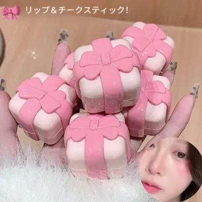 Gegebear リップ＆チーク｜ベルベットマット・ピュアな雰囲気・学生向け・ふんわり質感・多機能コスメ