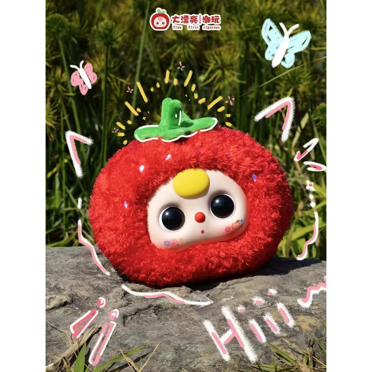 【BABY THREE】ぬいぐるみキーホルダー・果物モチーフ・ランダム・かわいい・ブラインドボックス|undefined