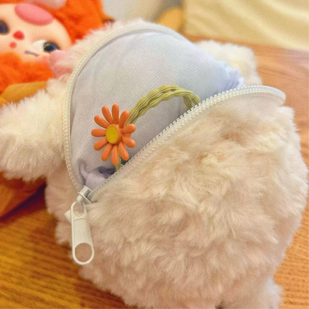 【BABY THREE】一緒にお出かけシリーズ・ブラインドボックス・ジップバッグ・ぬいぐるみ・トレンディトイデスクタッチャー|undefined