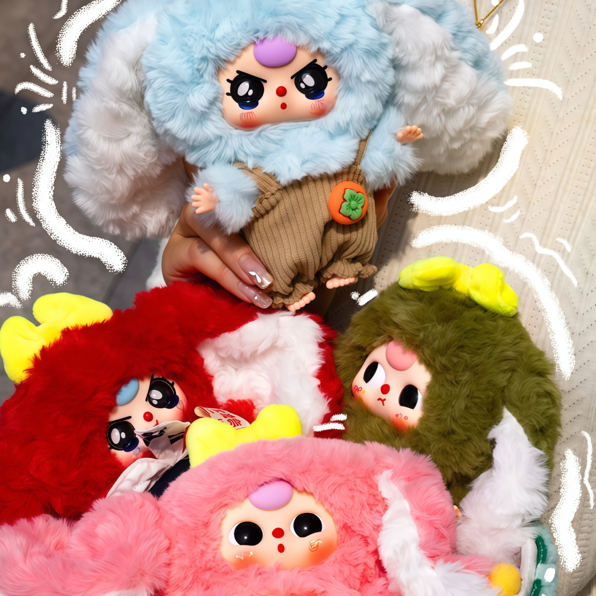【BABY THREE】マカロンうさぎちゃん2.0シリーズ・ブラインドボックス・ぬいぐるみ・かわいい|undefined