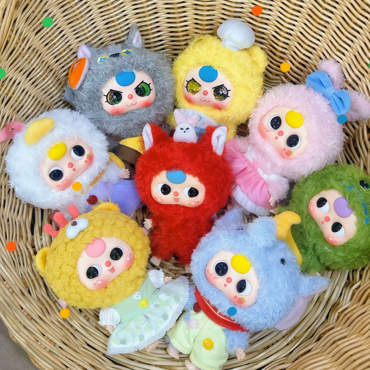 【BABY THREE】童話幼稚園シリーズ・ブラインドボックス・トレンドトイ・ギフト・かわいいぬいぐるみ|undefined