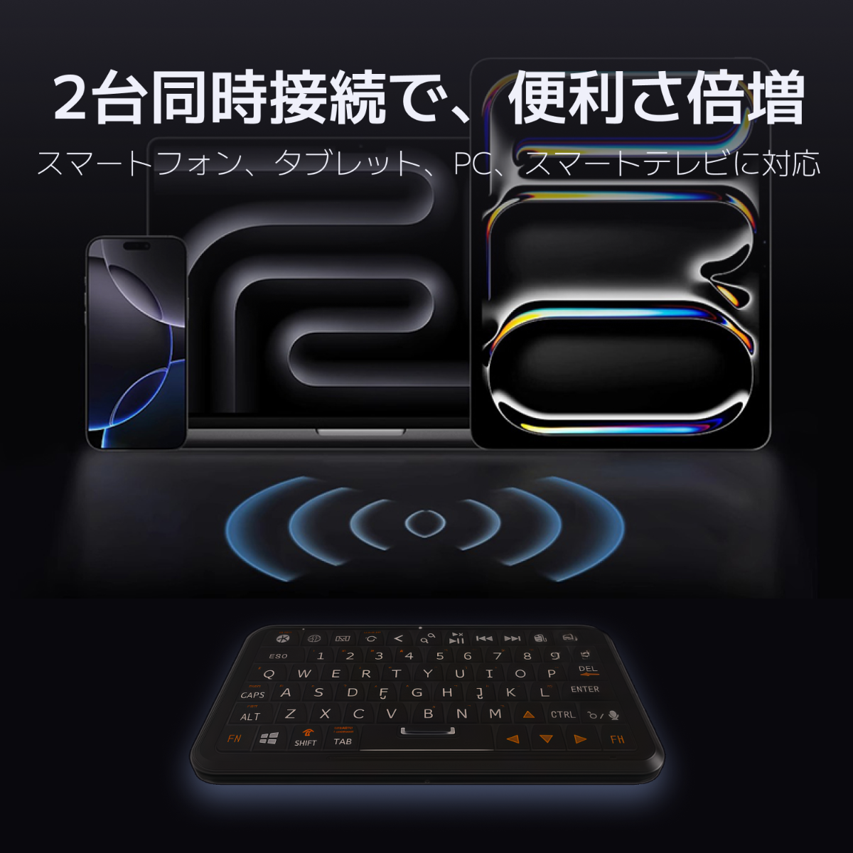Winmaxleワイヤレス｜小型キーボード・RGB・多機種対応・携帯便利・ブラックベリー風・体感型・ミニサイズ・多機能・スタイリッシュ|undefined