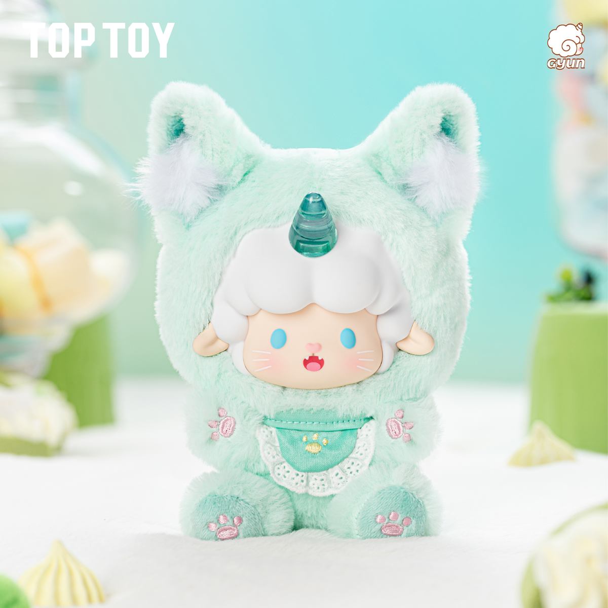 【TOPTOY正規品】ブラインドボックス｜クルクル羊キャンディハウスシリーズ・軟質PVC製・ぬいぐるみキーホルダー|undefined