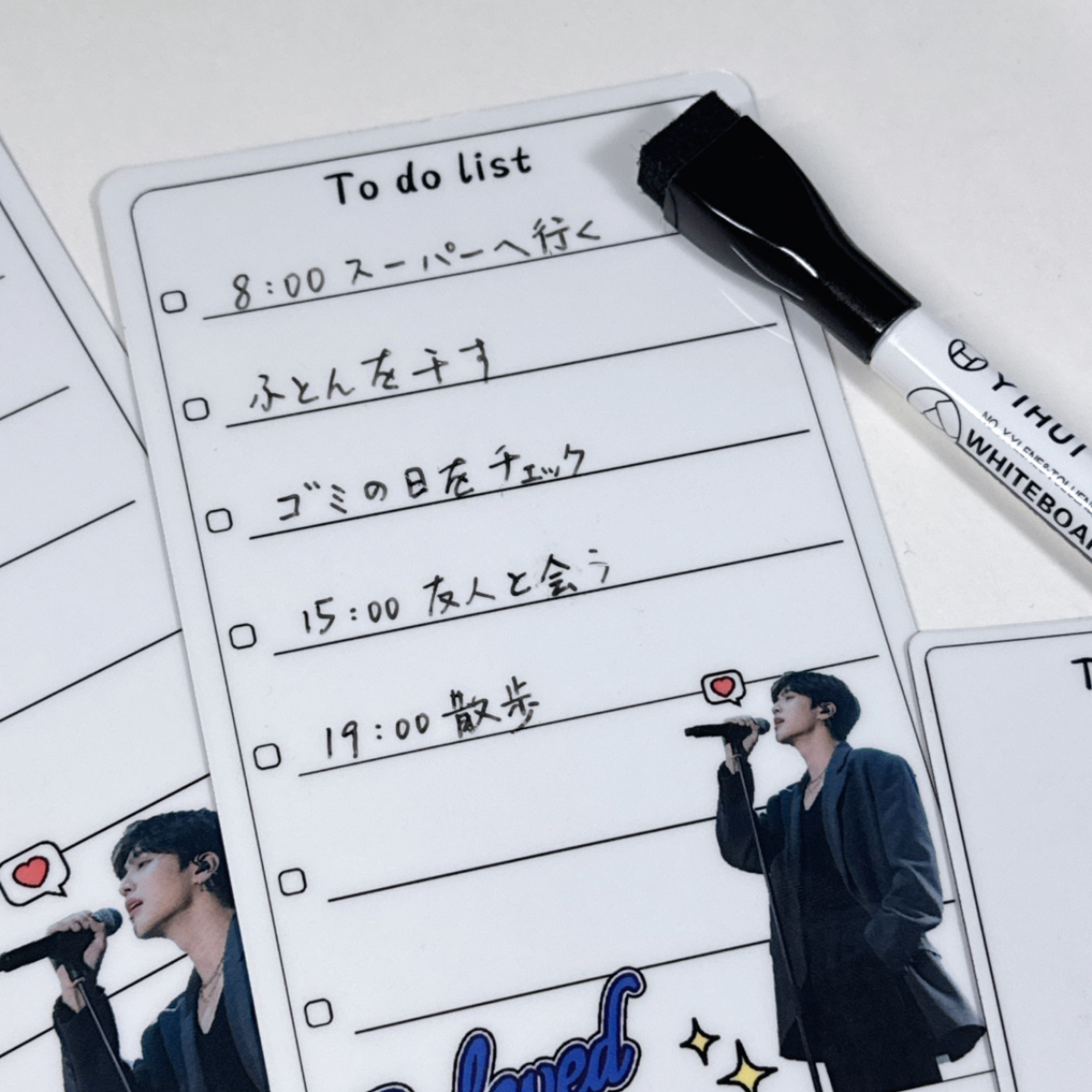 マグネットメモボード｜メッセージボード・伝言便利・おしゃれ・ペン付き・消しやすい|undefined