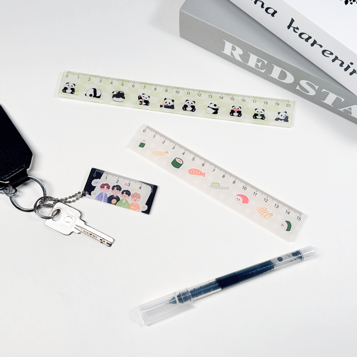 アクリル定規｜オリジナル・クリア・文房具・子供用・学生用・自分だけの定規を作ろう！|undefined