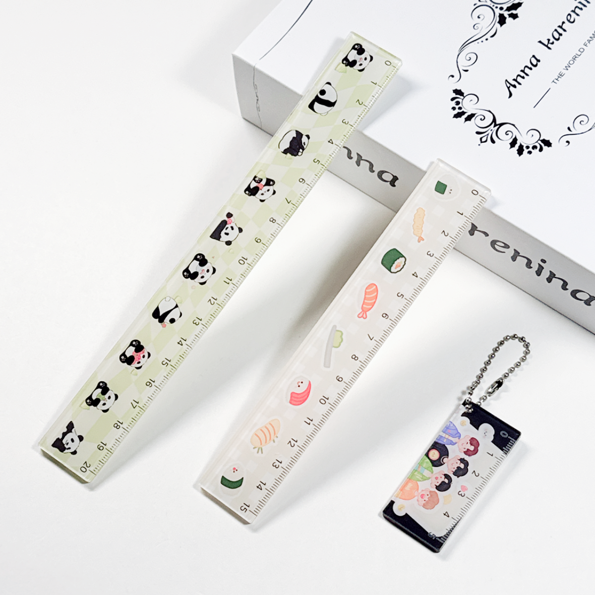 アクリル定規｜オリジナル・クリア・文房具・子供用・学生用・自分だけの定規を作ろう！|undefined