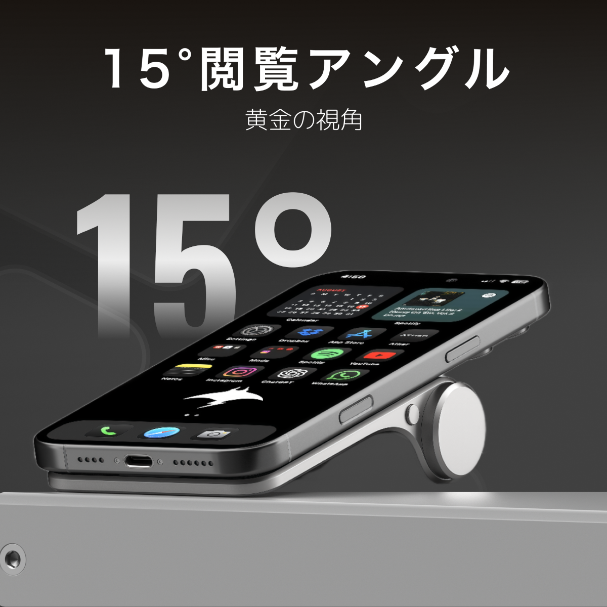 マンタ電力 モバイルバッテリー｜国内唯一正規取扱店【BLACKTIME】・有線・マグネット式ワイヤレス・急速充電アルミ・スマホスタンド機能付き・デザイン・旅行用|undefined