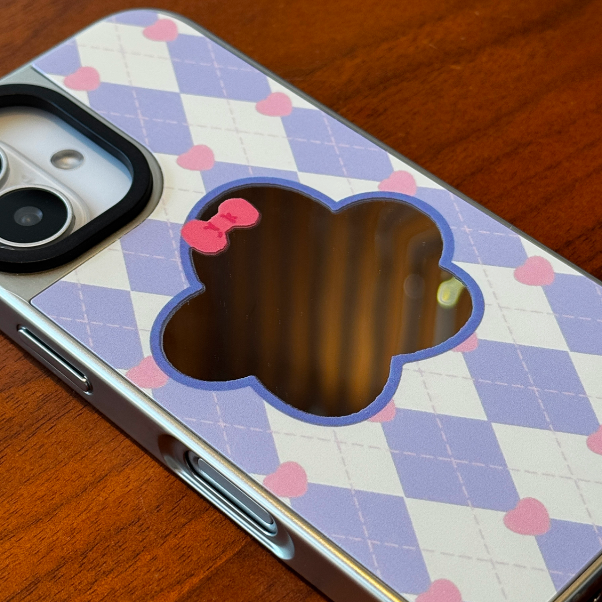 ミラースマホケース｜ミラー面・iPhone対応・シリコン・防落下・新作・カスタマイズ可能・2色対応|undefined