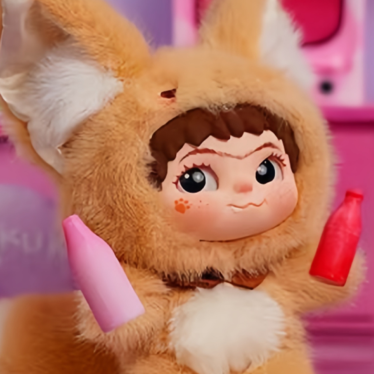 【WAKUKU】「Fox & Bunny」WAKUKU2代目ぬいぐるみ・ブラインドボックス・いたずら・わくわく・狐と兎の物語|undefined