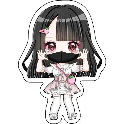 地雷中学生(めろさん)スマホグリップ💓