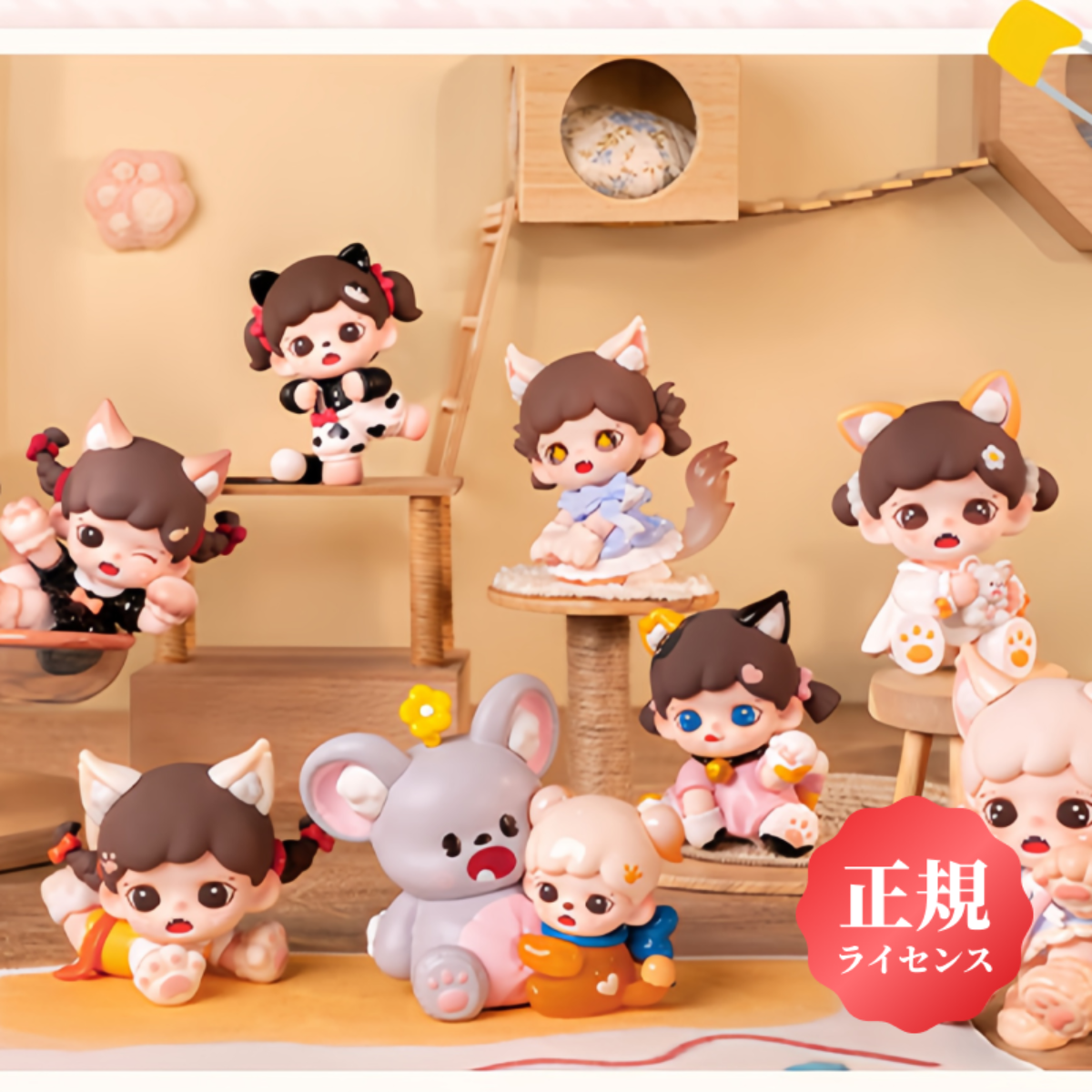 TNTSPACE】Zoraaニャー猫｜ブラインドボックス・ミニサイズ