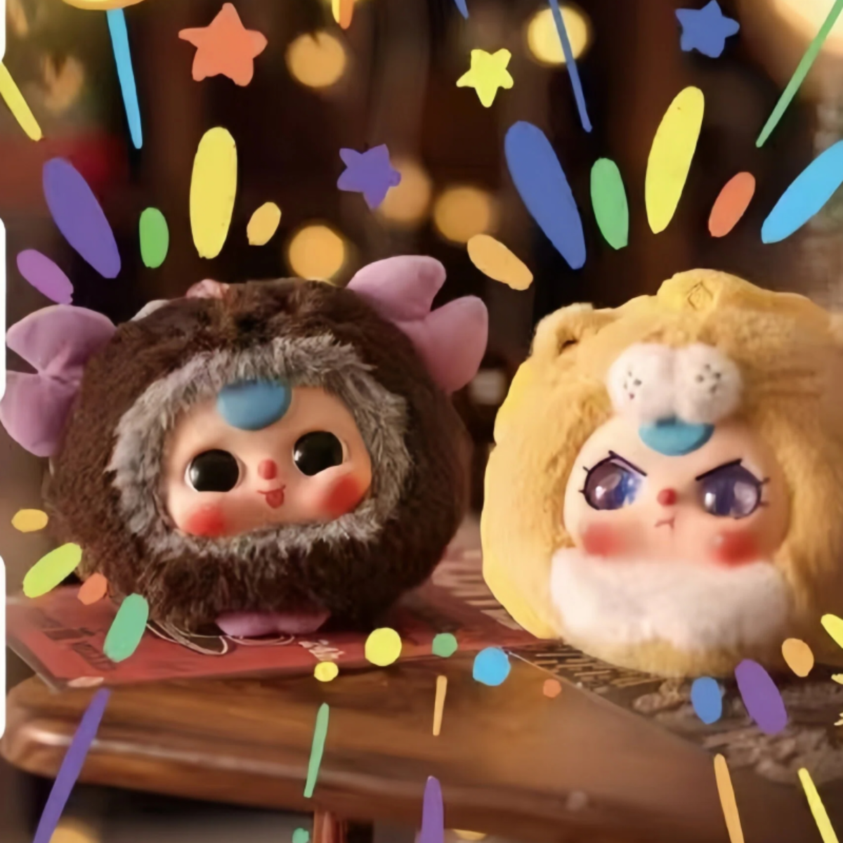 【BABY THREE】12星座シリーズブラインドボックス・トレンディなぬいぐるみペンダント・かわいい・ギフト・人形・ぬいぐるみおもちゃ|undefined