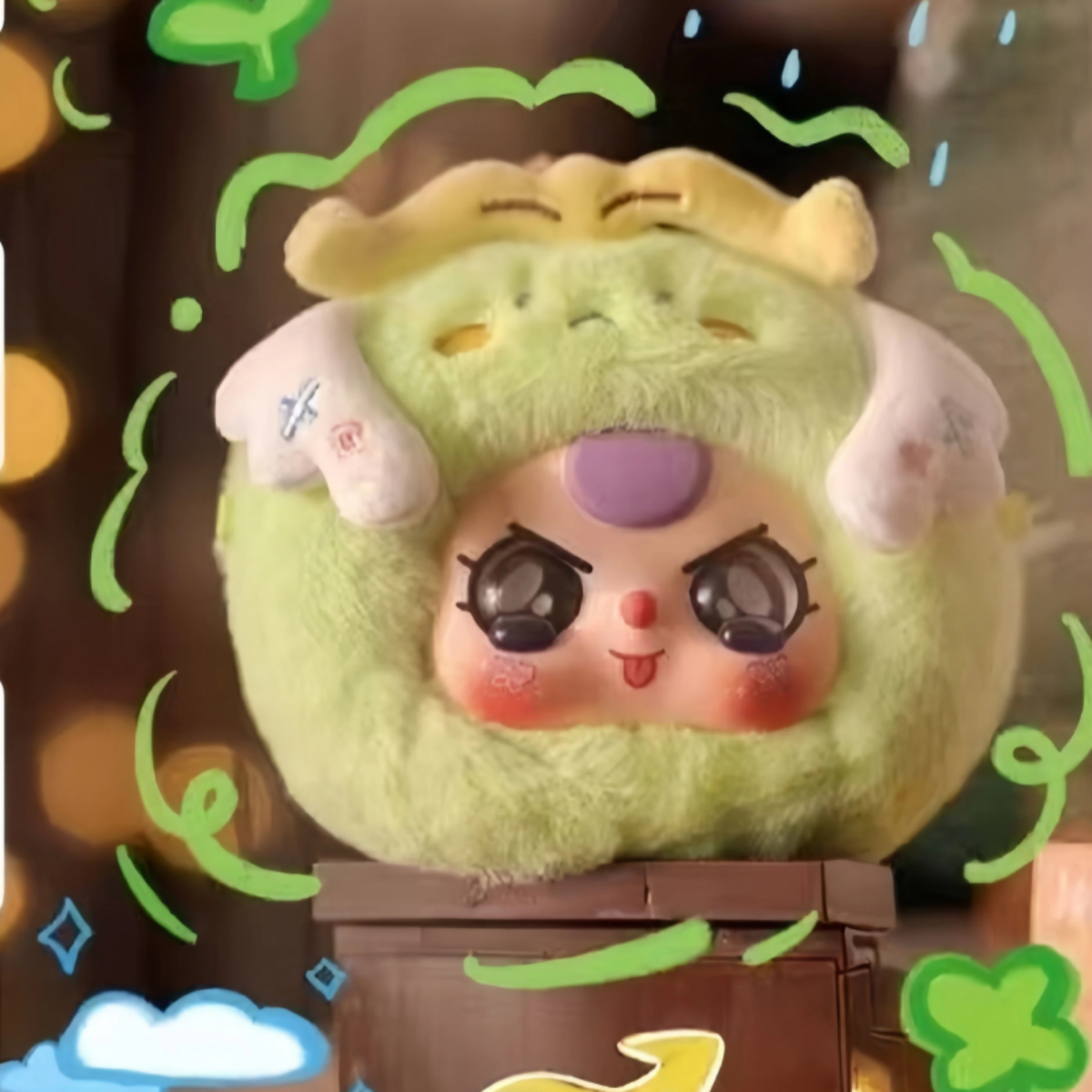 【BABY THREE】12星座シリーズブラインドボックス・トレンディなぬいぐるみペンダント・かわいい・ギフト・人形・ぬいぐるみおもちゃ|undefined