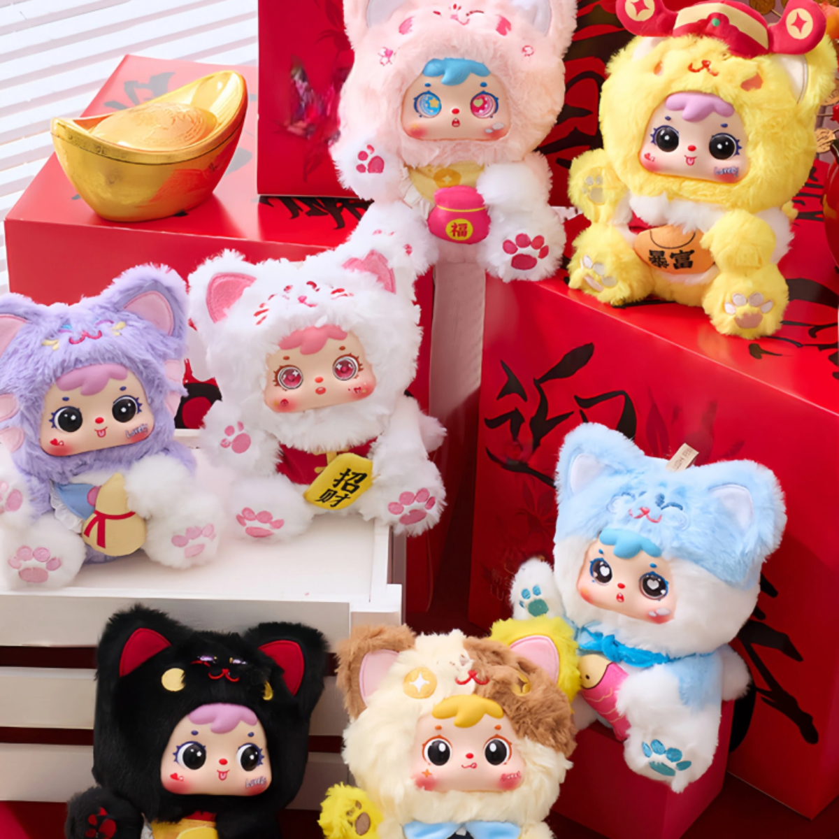 【Samuel】招き猫・ぬいぐるみ・ブラインドボックス・置物・寝室の飾り・祝日のギフト・縁起が良い・かわいい|undefined